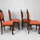 Set of 4 Japanese chairs by Gabriel Viardot, circa 1880