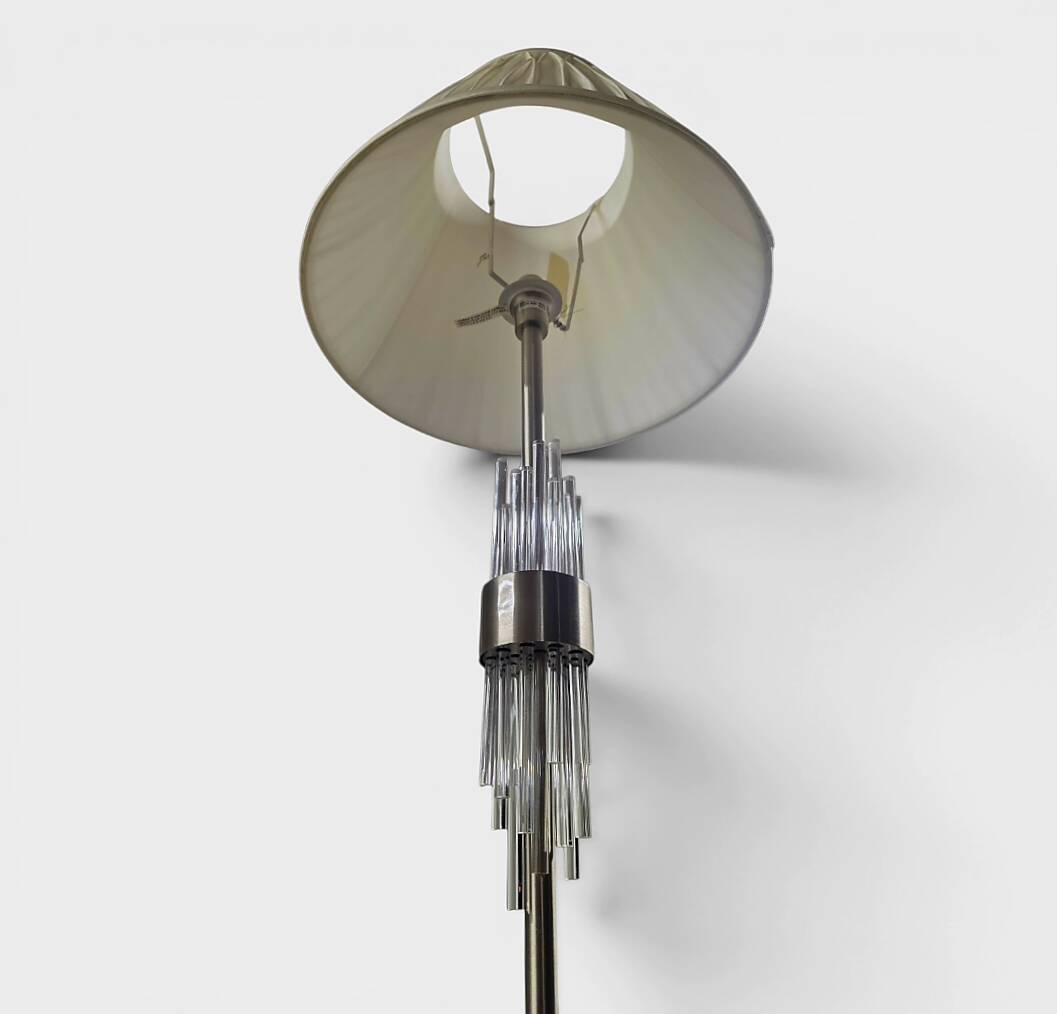 Luxury floor lamp in Eichholtz style – Brushed metal and glass tubes