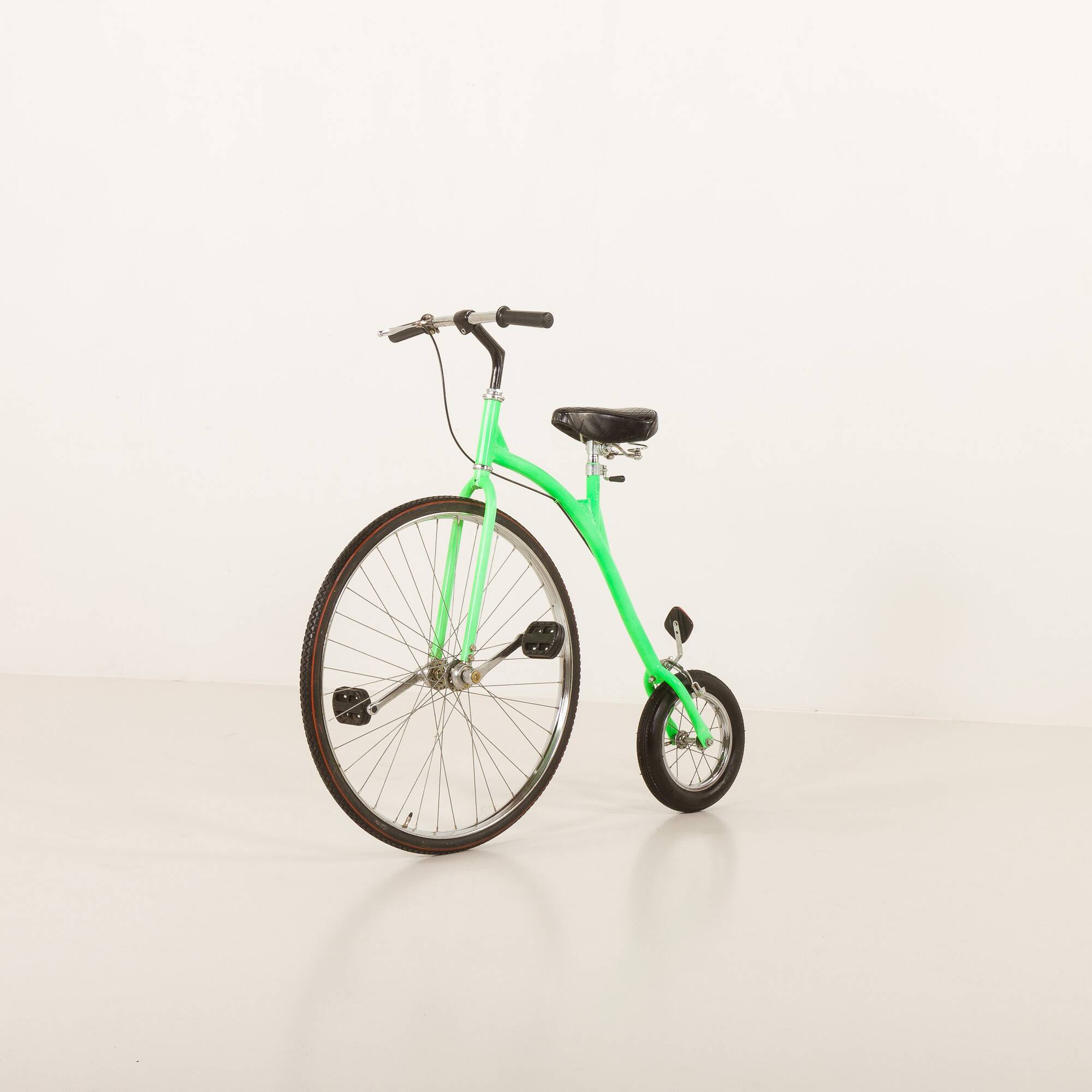 Vintage bike, high wheeler, 1980s
