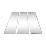 Triptych vintage SNCF wagon mirrors 1980