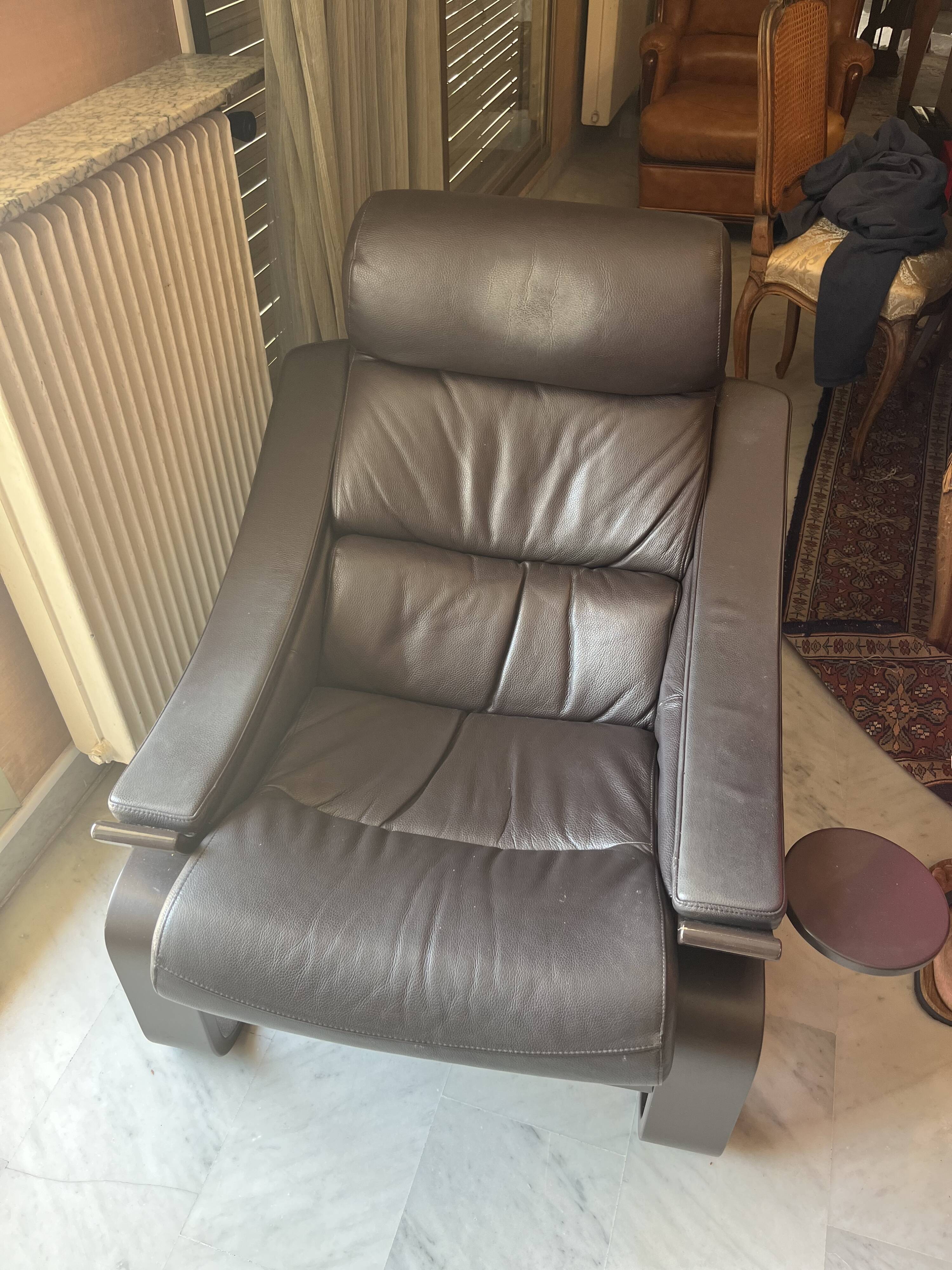 Armchair model Royal Leather Roche Bobois