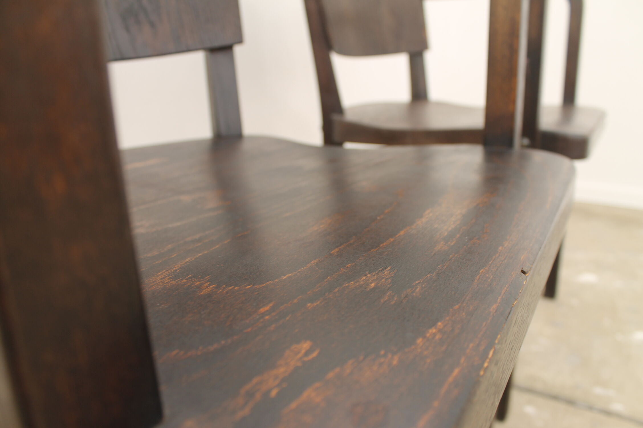 Bentwood writing desk armchairs, 1950s, Czechoslovakia