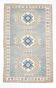 Tapis oriental vintage Oushak vert clair 4x7, 128x206 cm