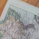 Carte géographique ancienne Chine Larousse