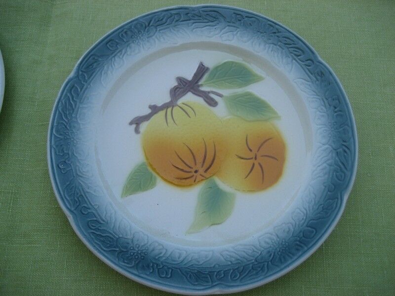 6 plates St Clement Vintage fruit