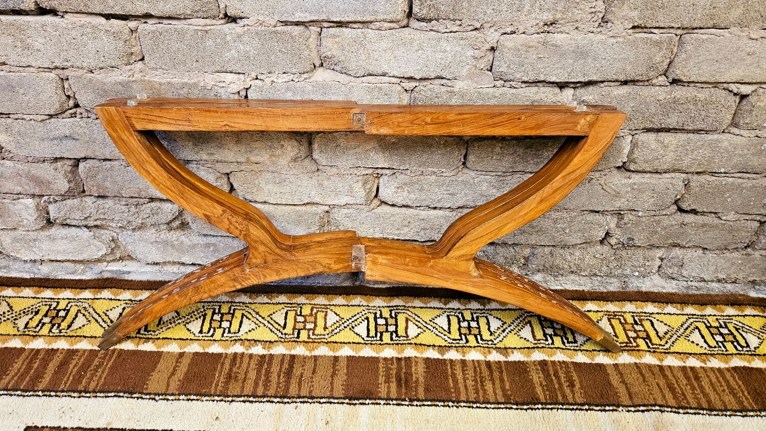 Vintage 1960s spider leg coffee table