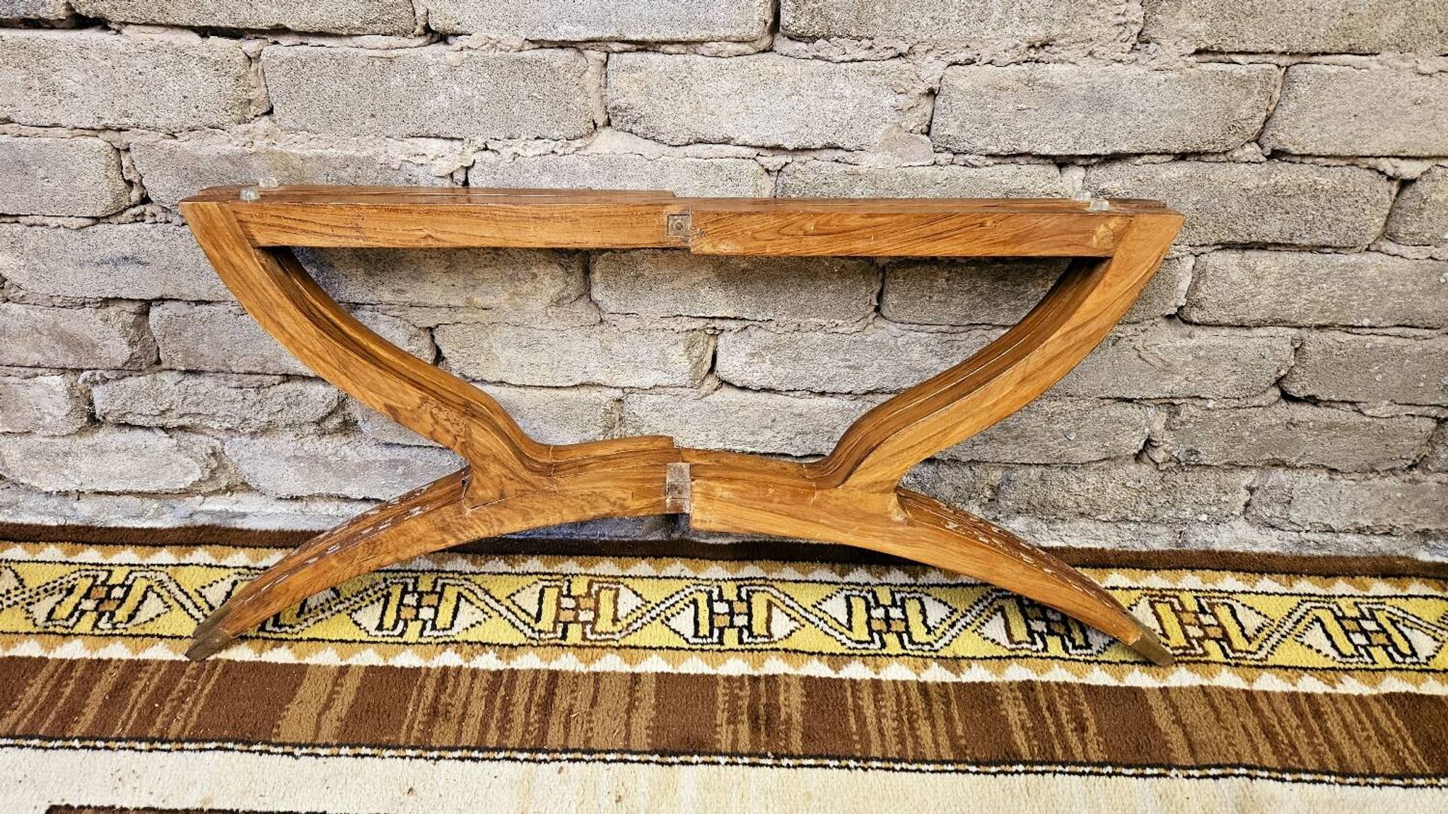 1960s vintage spider leg coffee table