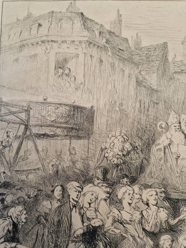 Omer Désiré Bouchery (1882-1962) - Etching