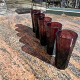 5 verres à liqueur anciens