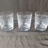 Trio de verres à whisky