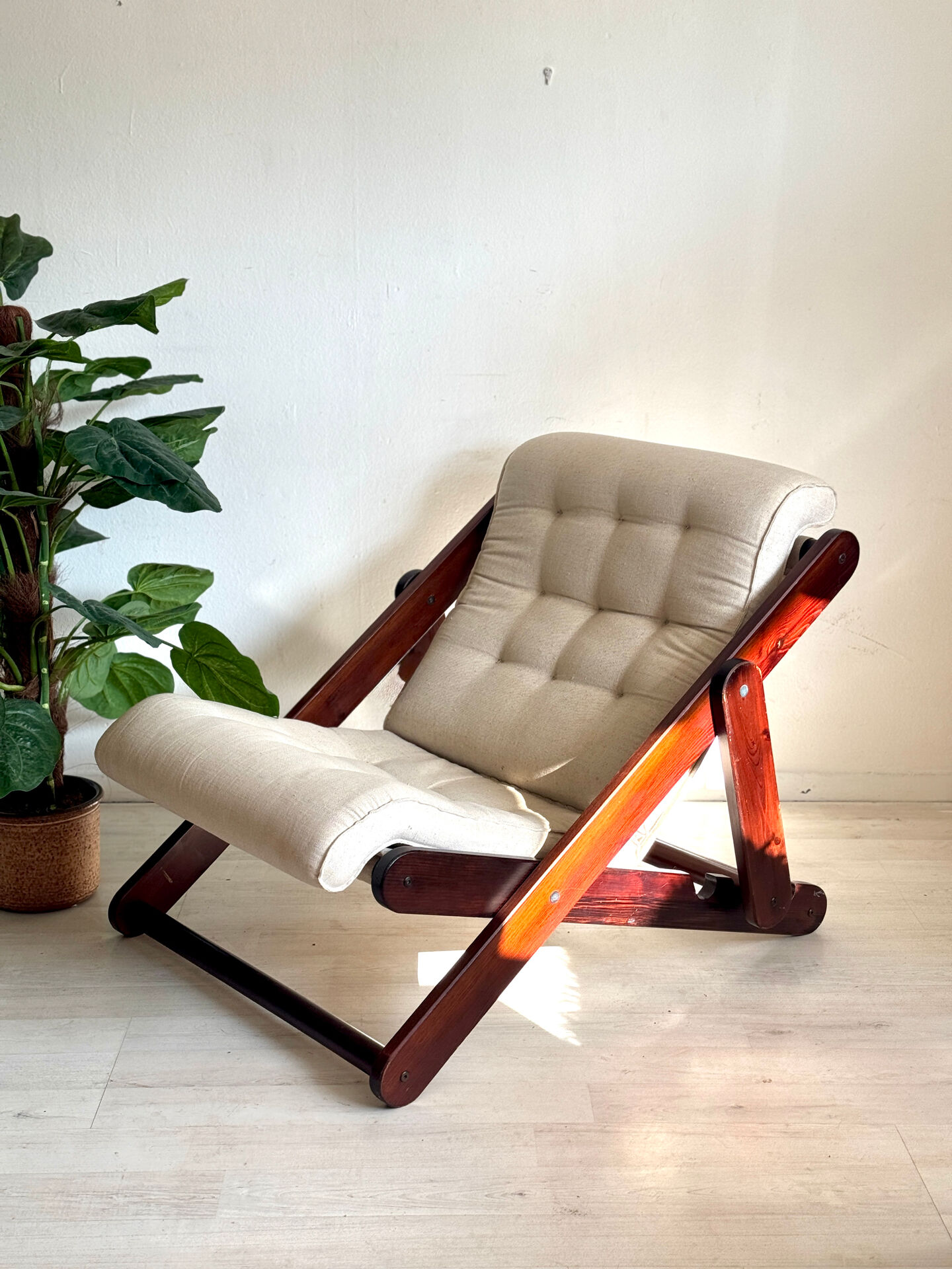 Vintage Ikea Kon Tiki Chair Gillis Lundgren