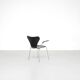 Model "3207" chair by Arne Jacobsen for Fritz Hansen, Denmark.