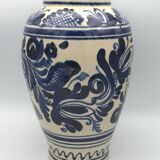 Vintage korond glazed terracotta pottery vase