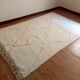 Berber rug - Beni Ouarain style - diamond pattern - handwoven wool - 252 x 162 cm