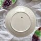 8 antique earthenware dessert plates with grapes