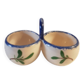 Saleron double in ceramic from Quimper