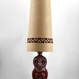 Important ceramic lamp / floor lamp, Owl, by Walter Gerhards