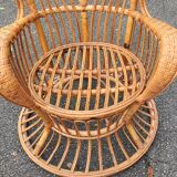 "Emmanuelle" rattan armchair
