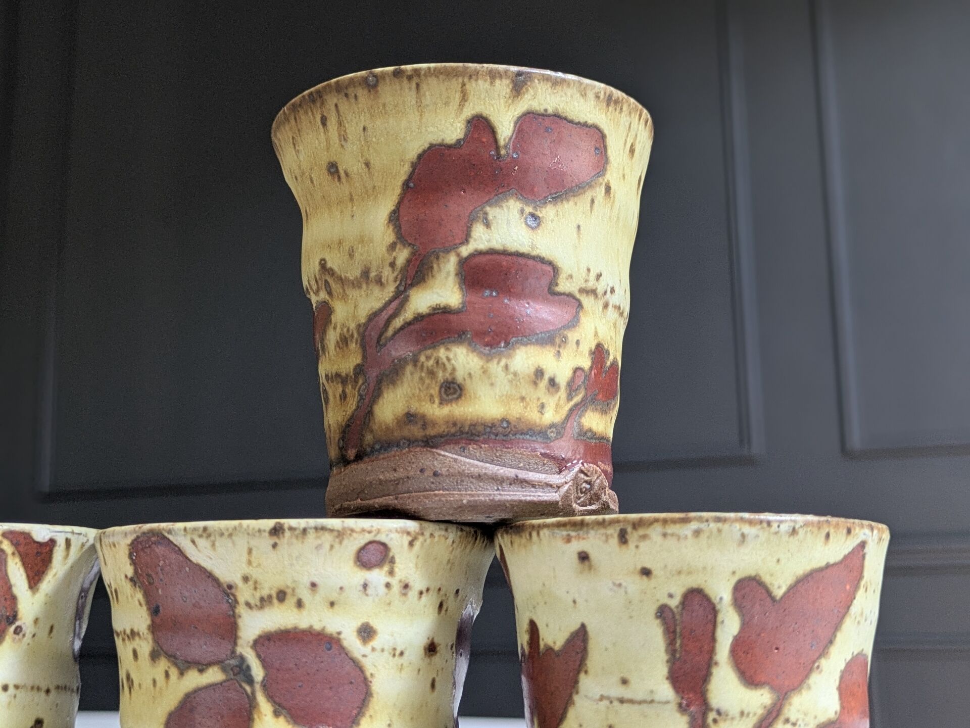 Set of six ''Yunomi'' cups Japanese Art