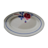 Lunéville pink oval décor dish