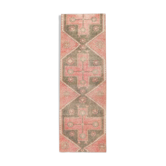 Tapis de course turc Vintage rouge pêche 3x9, 91x274Cm SK20604