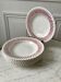 lot de 6 assiettes creuses FB Badonviller dentelées années 30-40