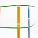 Italian "Arlecchino" side table by Edoardo Paoli for Vitrex, 1950s