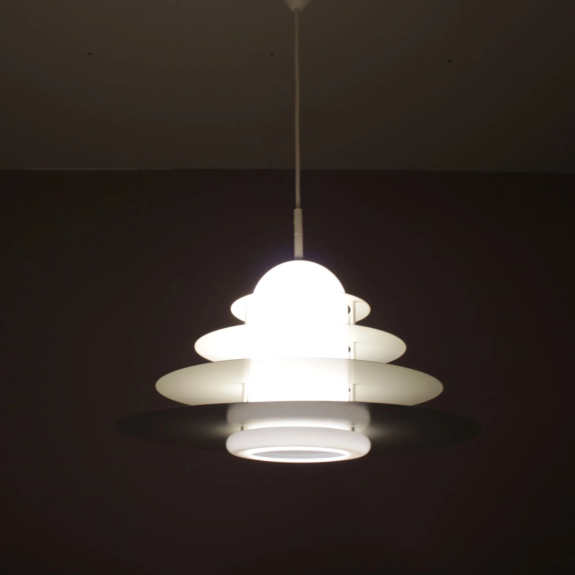 1980s “B1017” hanging lamp by André Rotte for Raak, Netherlands