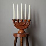 Antique candle holder handcrafted Scandinavian Nordic design