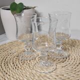 Small cut crystal glasses