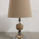 Living lamp in onyx and chromed metal from the 60s/70s
