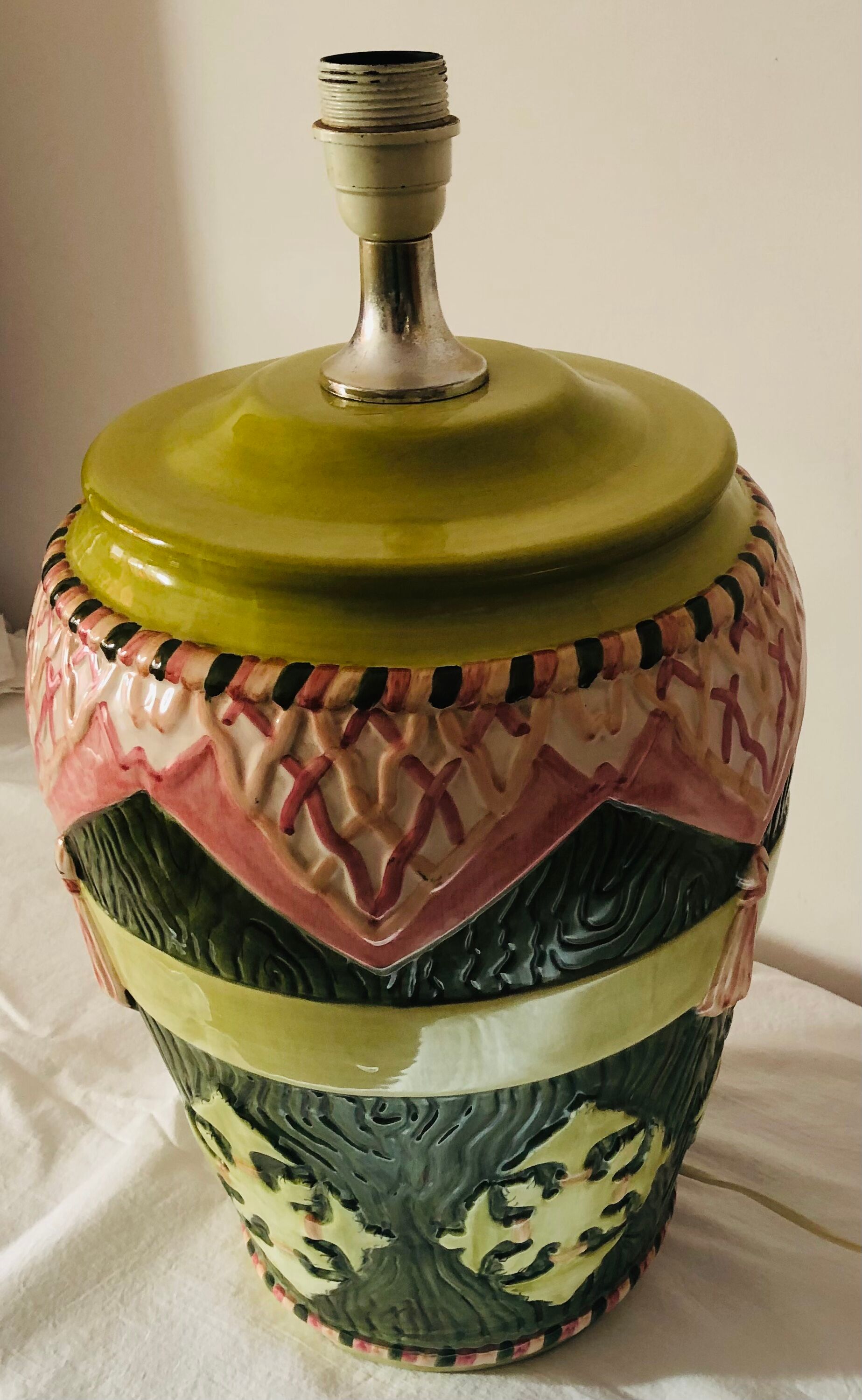 Colorful vintage lamp