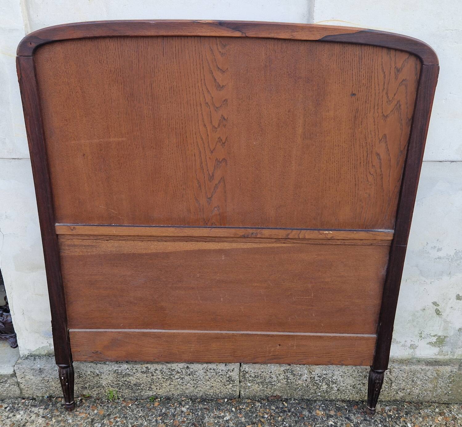 Art Deco rosewood headboard