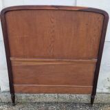 Art Deco rosewood headboard