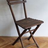 1920's Folding Garden Chair by Gebrüder Thonet