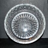 Tommy salad bowl crystal from saint-louis diamond and recut pearls
