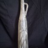 Kevin Stal (Son of Eric Saint Val) - Frosted glass bottle vase, h-48 cm.