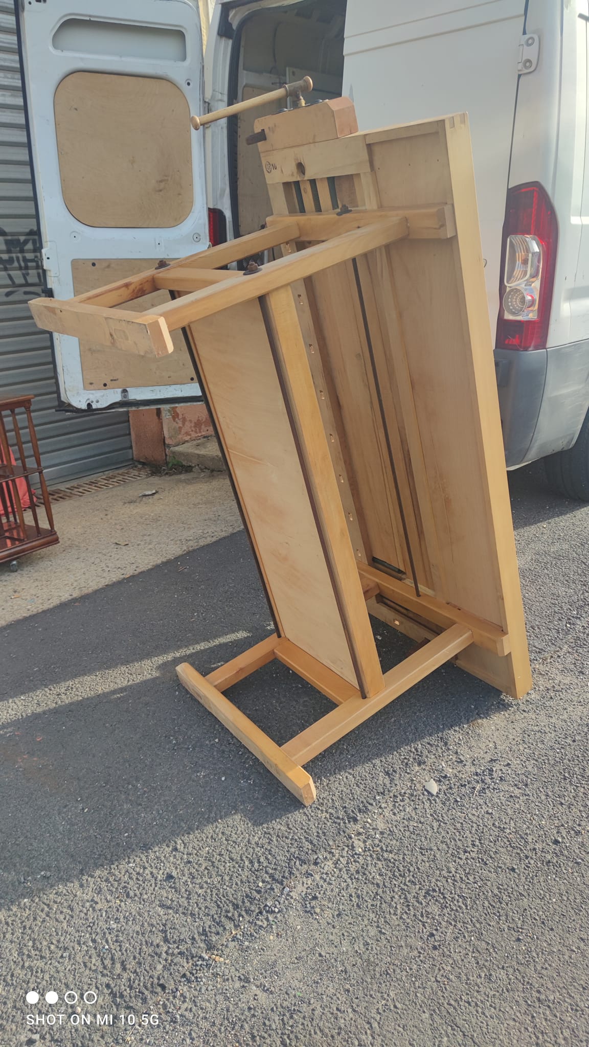 Solid beech workbench