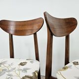 70s teak dining room chairs Scandinavian design