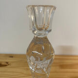 Bohemian crystal candlestick
