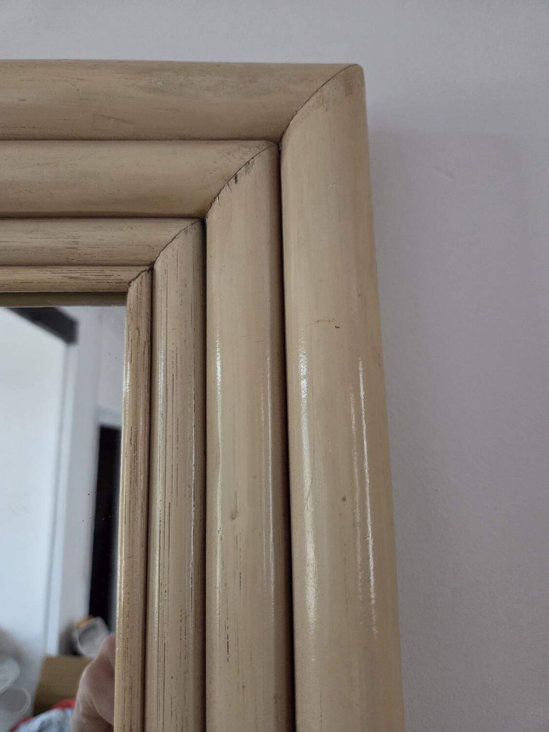 Bamboo mirror by Maugrion for Roche Bobois