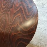 Set of stackable wooden chairs