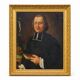 Important portrait 18th century - Philippe Roux, Priest in Périgord - Dated 1751