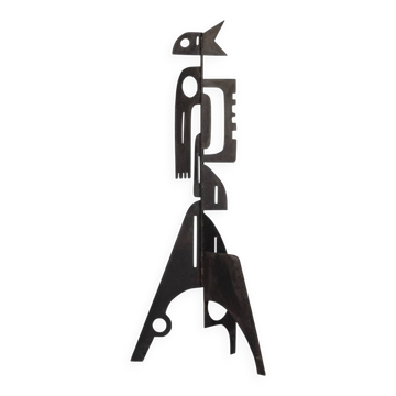 Léo Pascha, metal sculpture, contemporary work