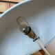 Original Bauhaus white desk lamp by Helo Leuchten