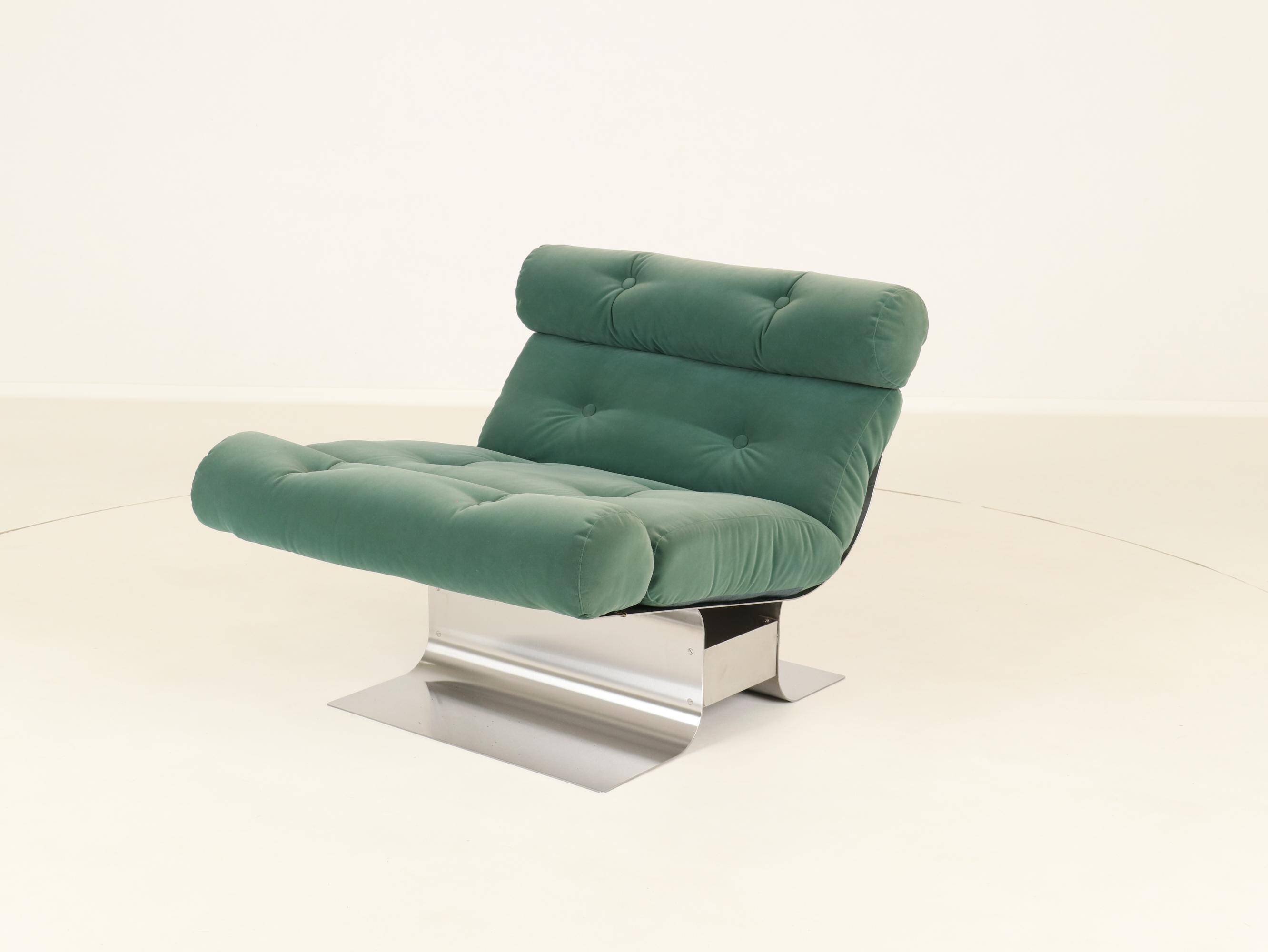 Rare Lounge Chair by François Monnet for Kappa, France, 1970s