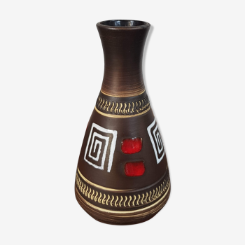 Vintage Dumler & Breiden Fat Lava Pottery Vase - 1970s - West Germany