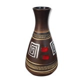 Vintage Dumler & Breiden Fat Lava Pottery Vase - 1970s - West Germany