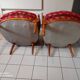 pair of shepherdess armchairs