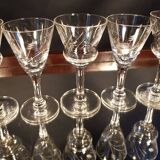6 verres à liqueur ciselés